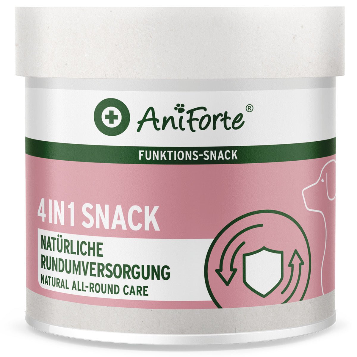 AniForte 4in1-Snack natürlicher Funktionssnack für Hunde zur Unterstützung von Fell, Haut, Immunsystem, Gelenken und Verdauung