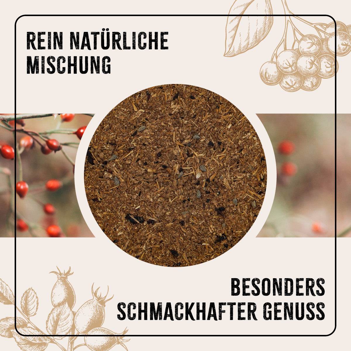 FarmLife Geflügel Vital Mix Pulver, natürliche Mischung, Ergänzungsfutter für Hühner, Wachteln, Enten und Gänse.