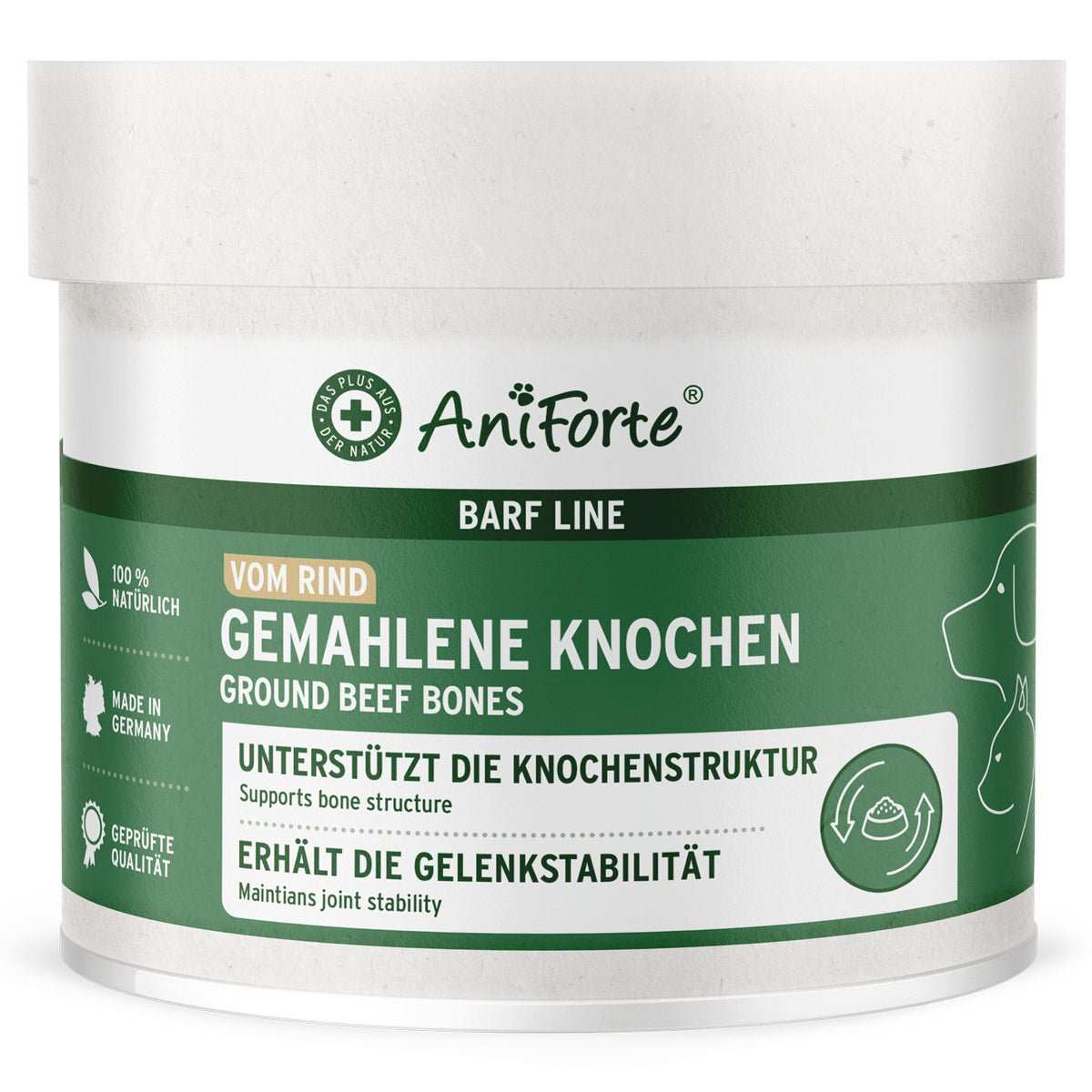 Dose BARF - Line Gemahlene Knochen vom Rind - AniForte