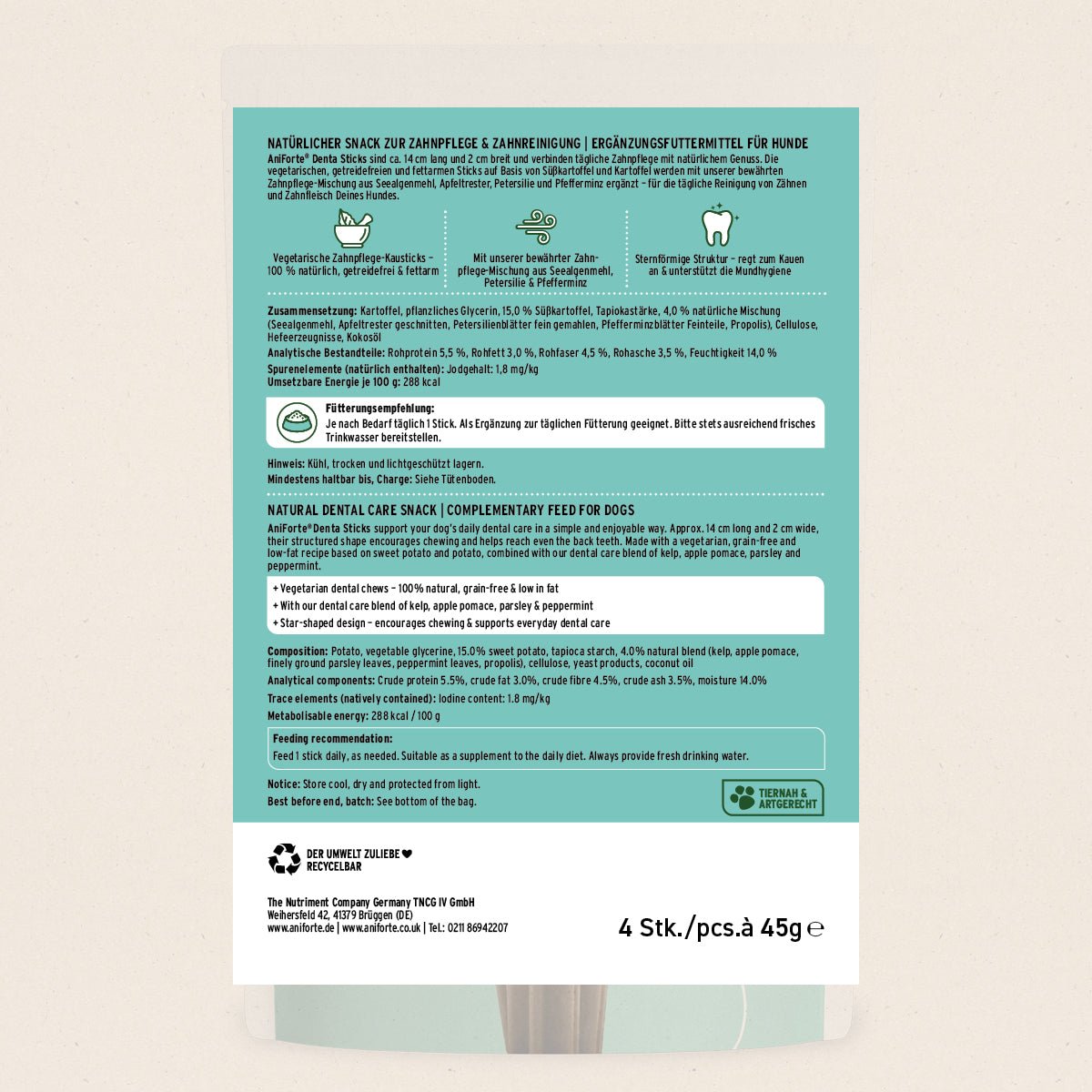 Denta Clean & Care Denta Sticks - AniForte