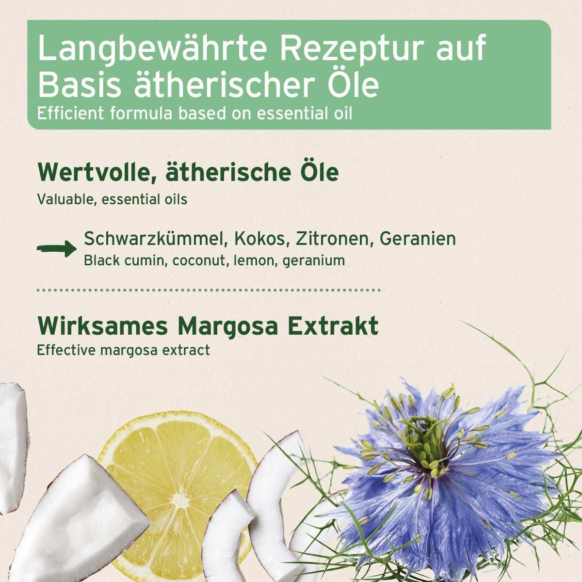 Informationen zum Spot-on Ectoprotex für Hunde, natürliche Abwehr gegen Flöhe, Zecken und Milben, ätherische Öle, Margosa-Extrakt.