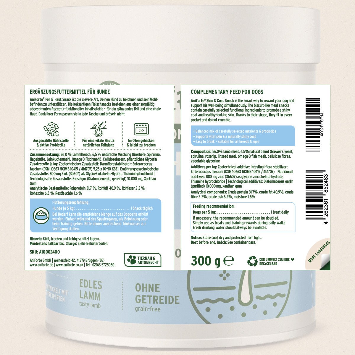 Fell & Haut Snack - AniForte