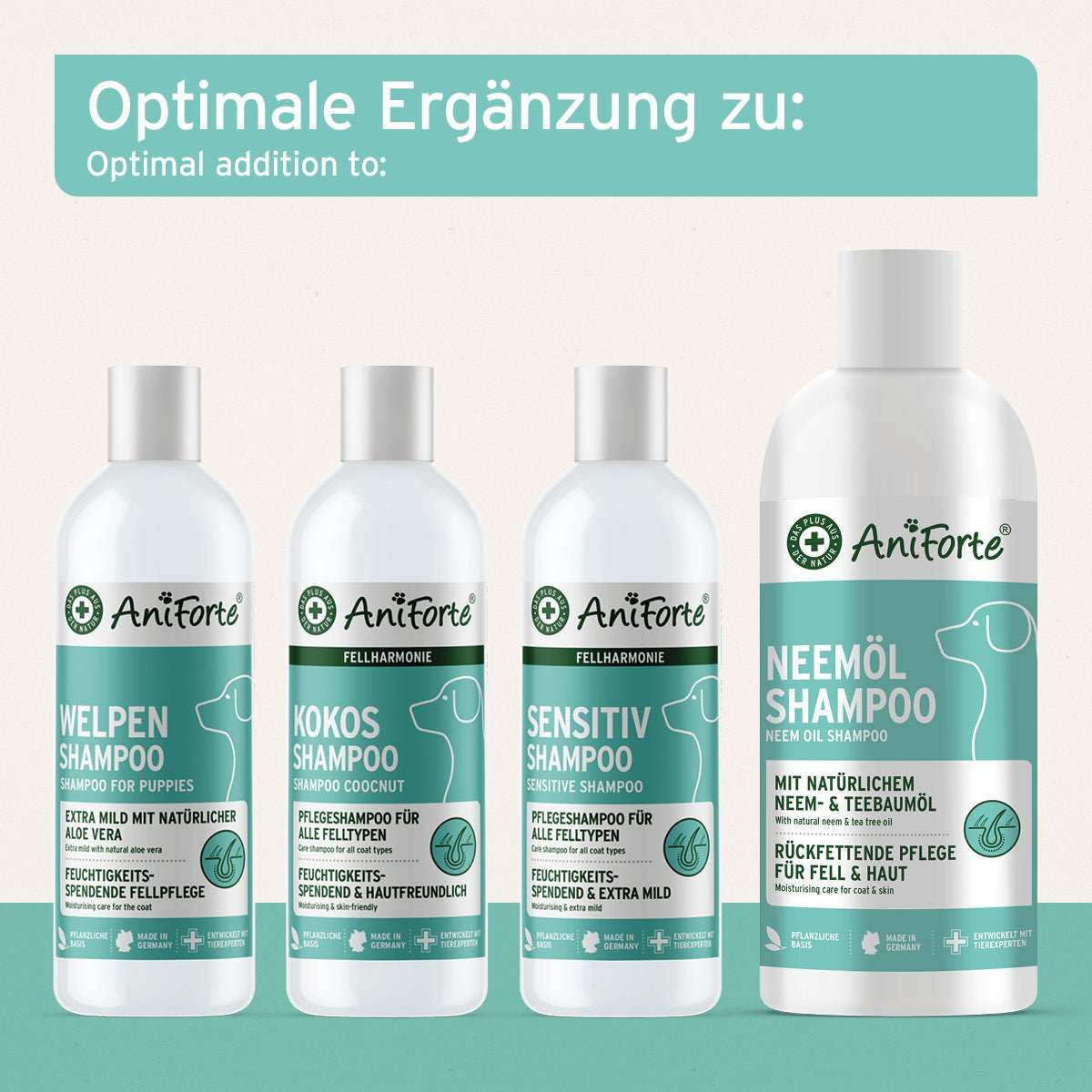 Fellharmonie Conditioner Sensitiv für Hunde, natürliche Pflegespülung mit Aloe Vera, geeignet für Lang- und Kurzhaar.