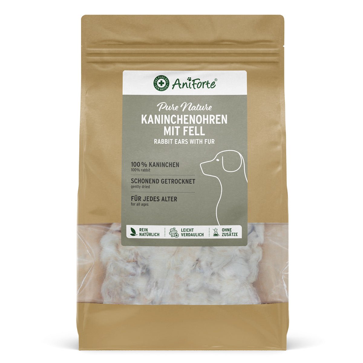 Kaninchenohren mit Fell - AniForte