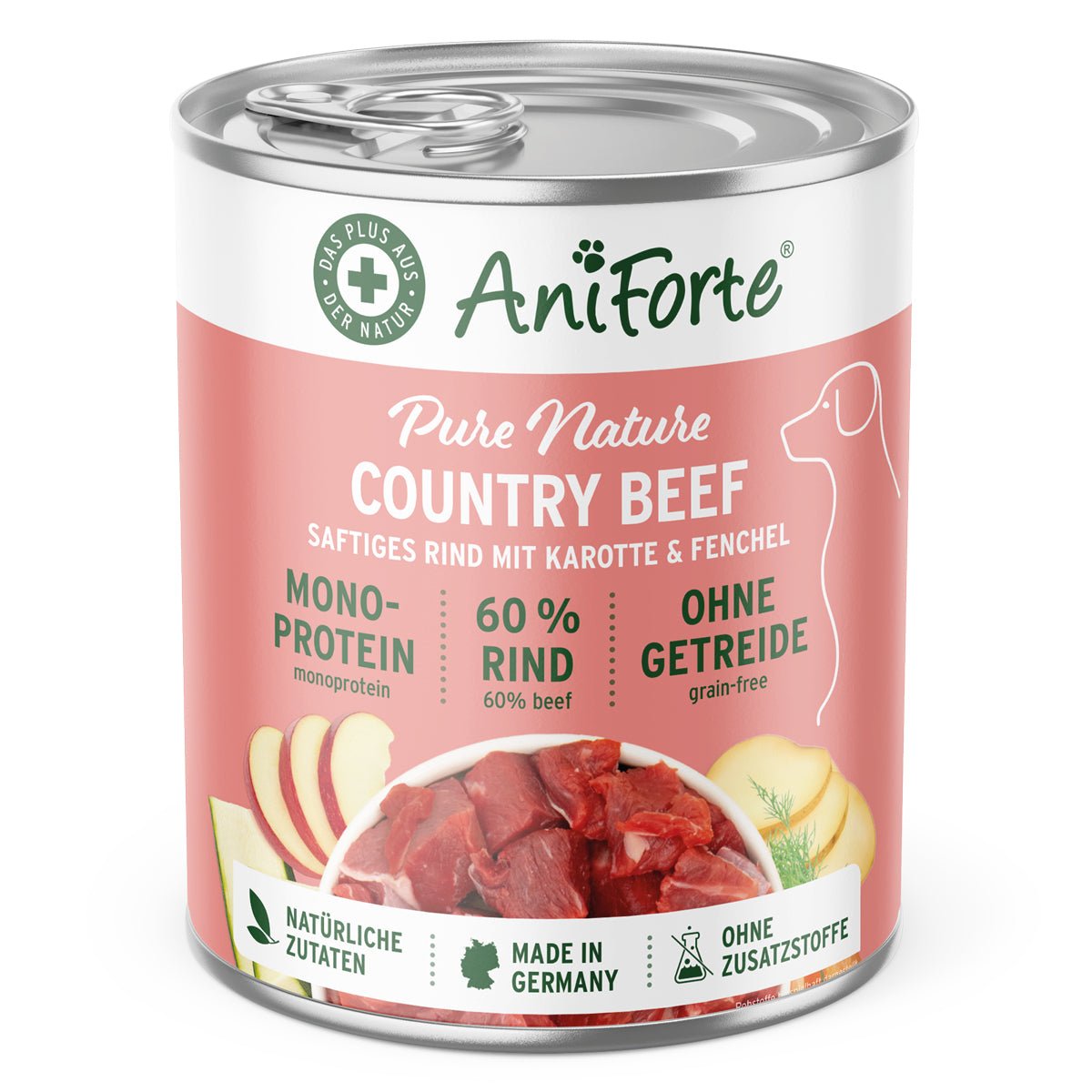 Nassfutter CountryBeef – "Rind mit Karotte" - AniForte