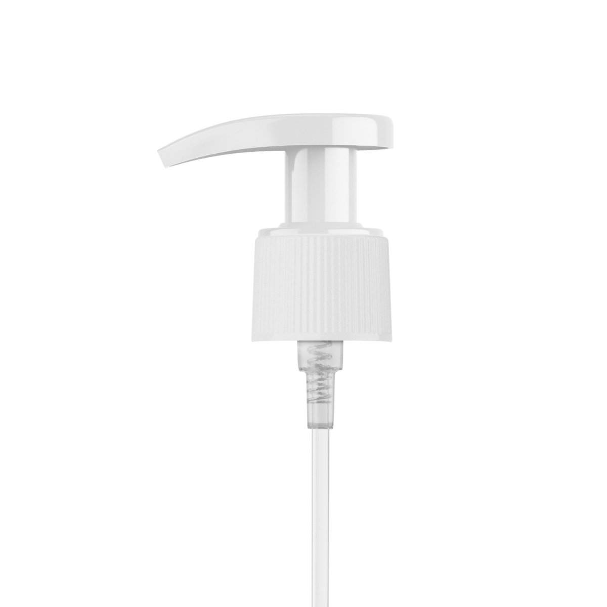 White AniForte® Pumpspender for dispensing liquids.