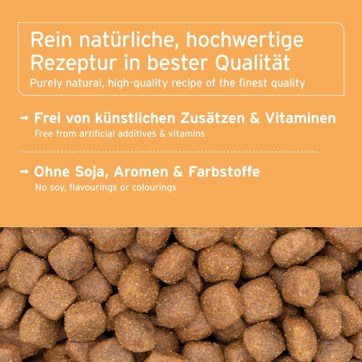 Trockenfutter Huhn mit glutenfreiem Reis und Karotten, ohne künstliche Zusätze, hochwertiges Hundefutter