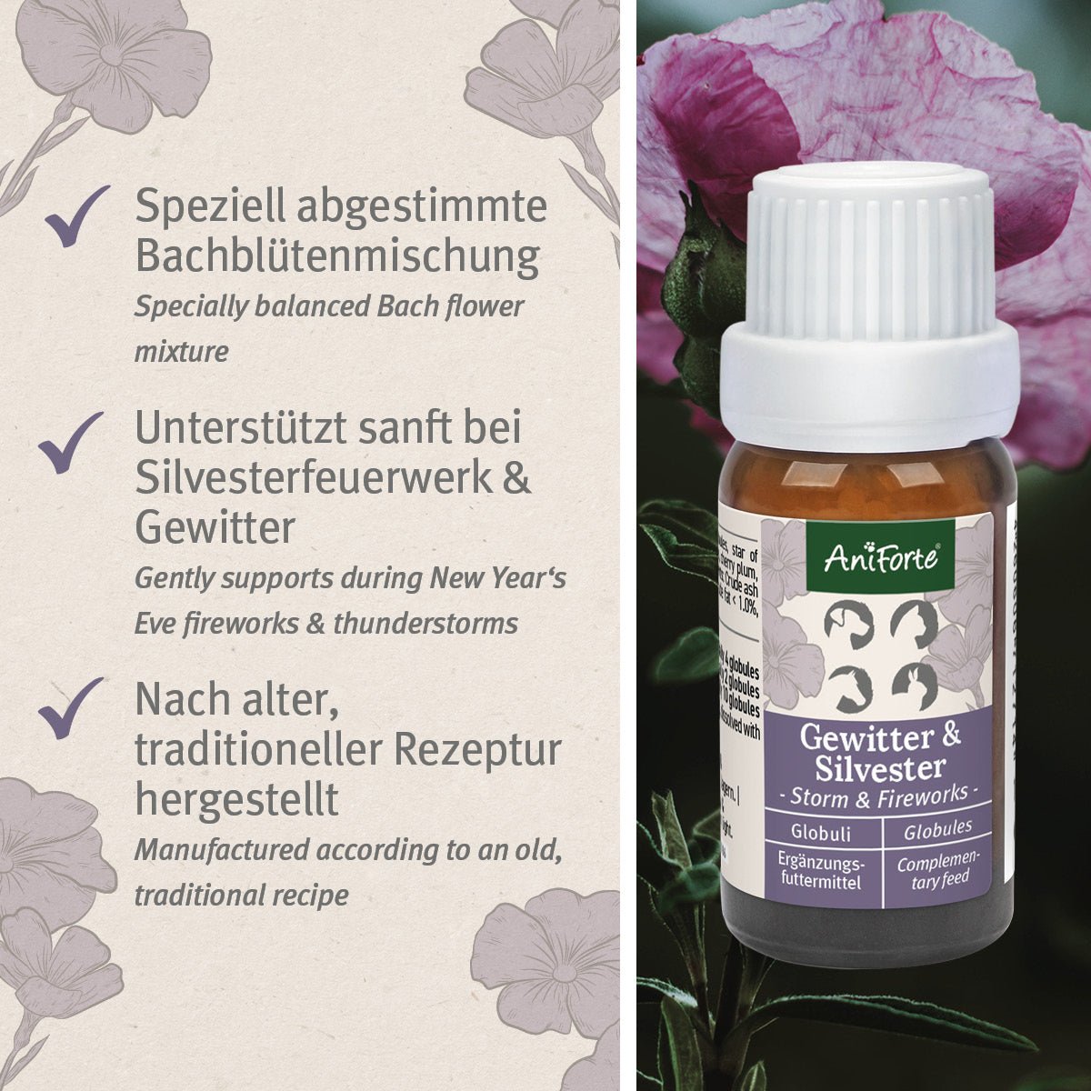 Bachblüten Gewitter & Silvester - AniForte