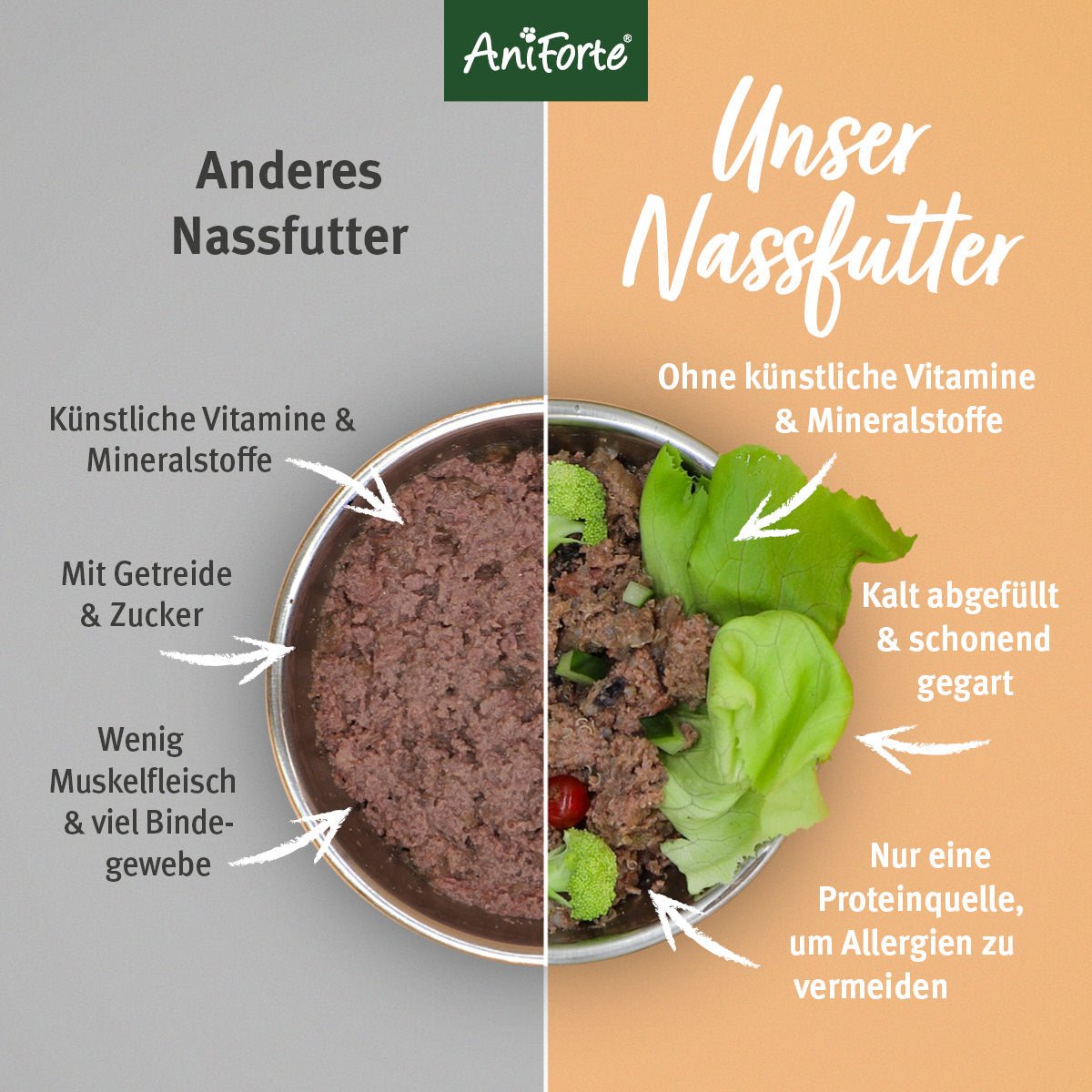 Nassfutter GreenfieldTurkey – "Pute mit Quinoa" - AniForte