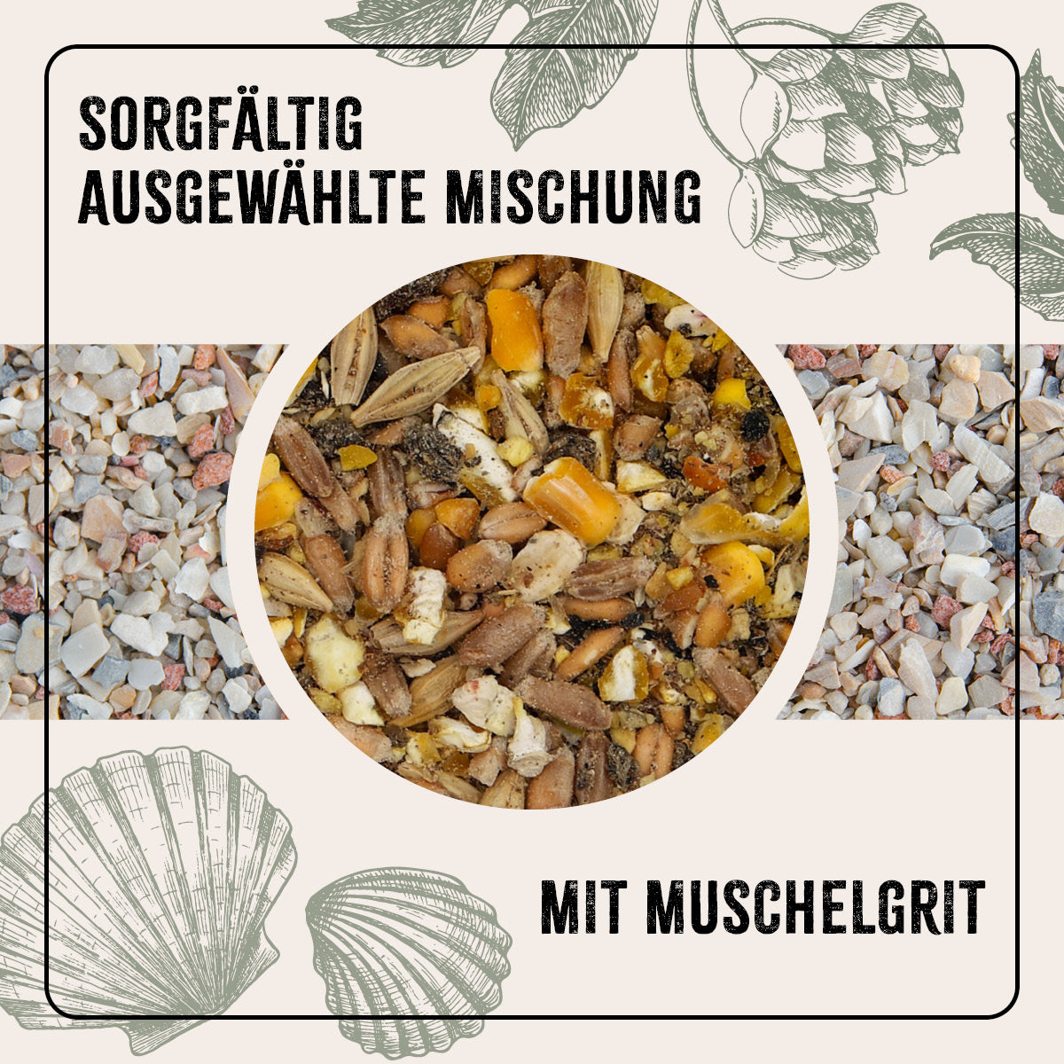 FarmLife Wachtel Futter Müsli