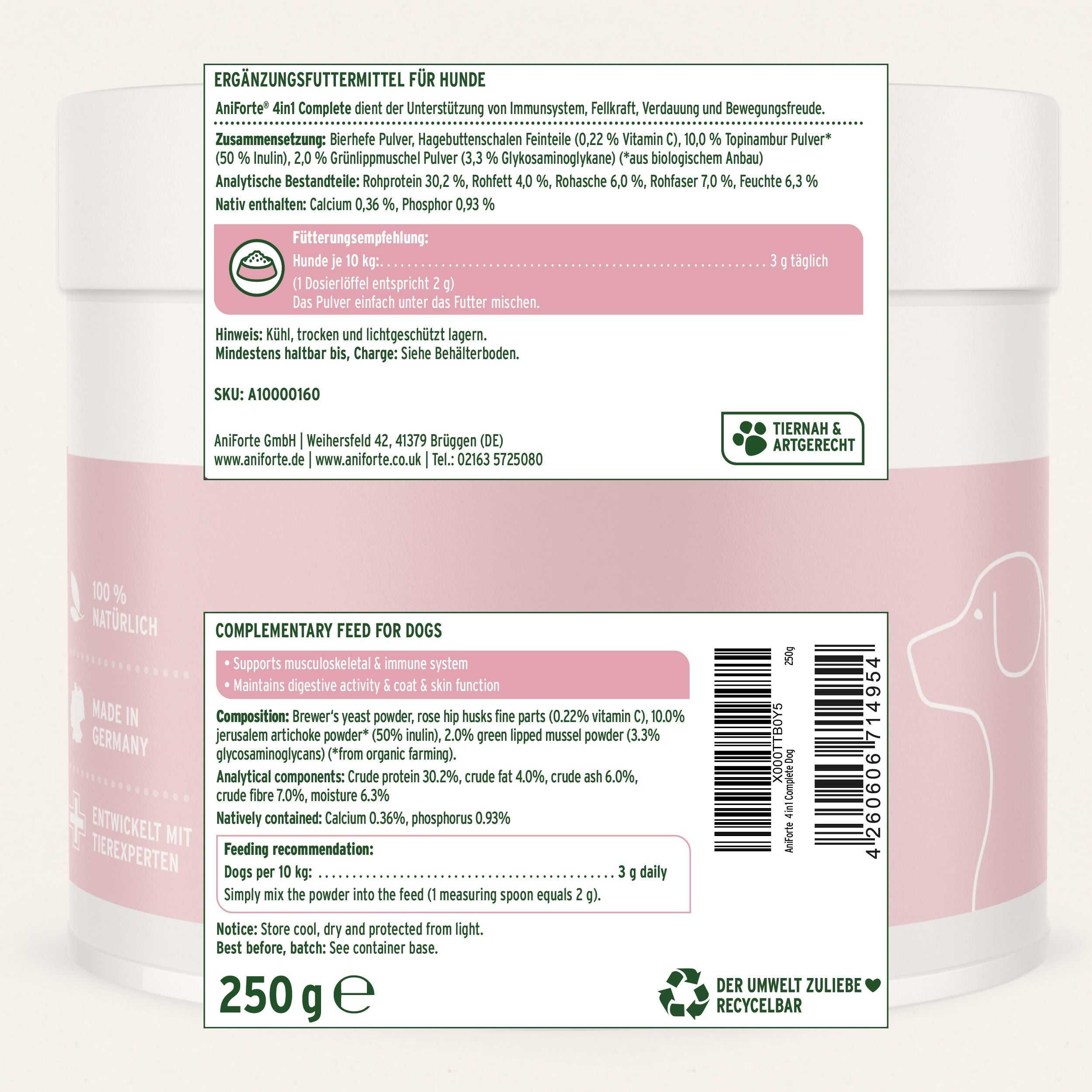 Containers packaging