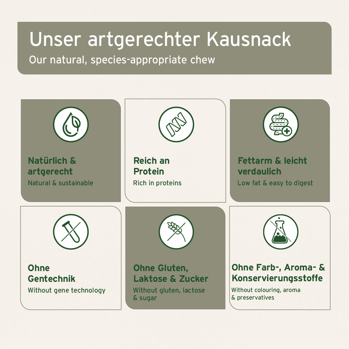 Kaninchenohren mit Fell