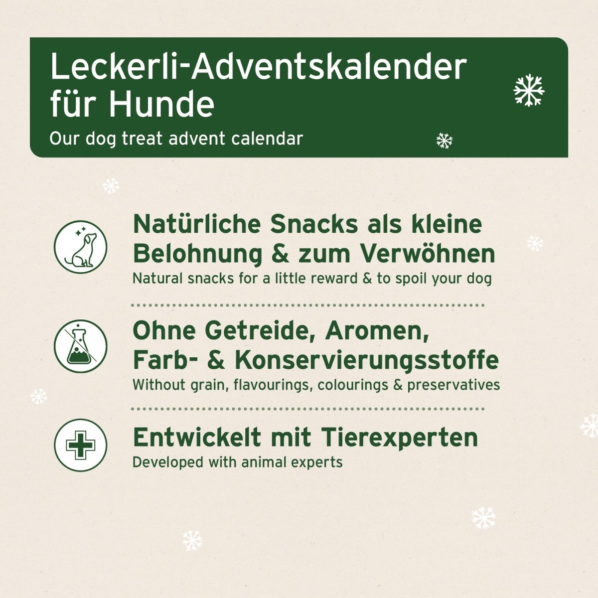 Adventskalender 2026 für Hunde - AniForte