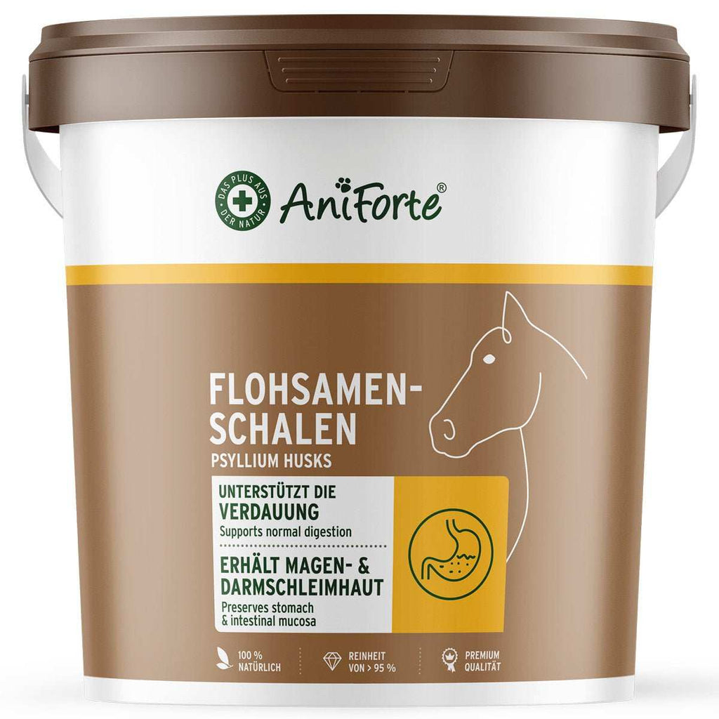 Flohsamenschalen für Pferde & Ponys