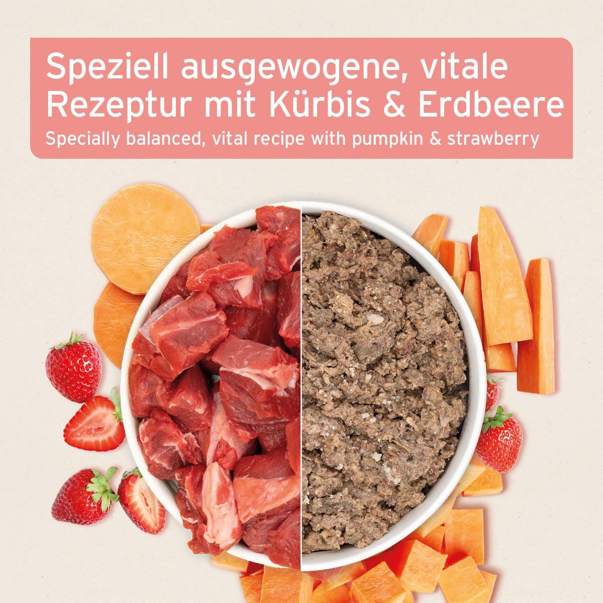 Nassfutter Junior Menu Beef – "Rind mit Süßkartoffeln" - AniForte