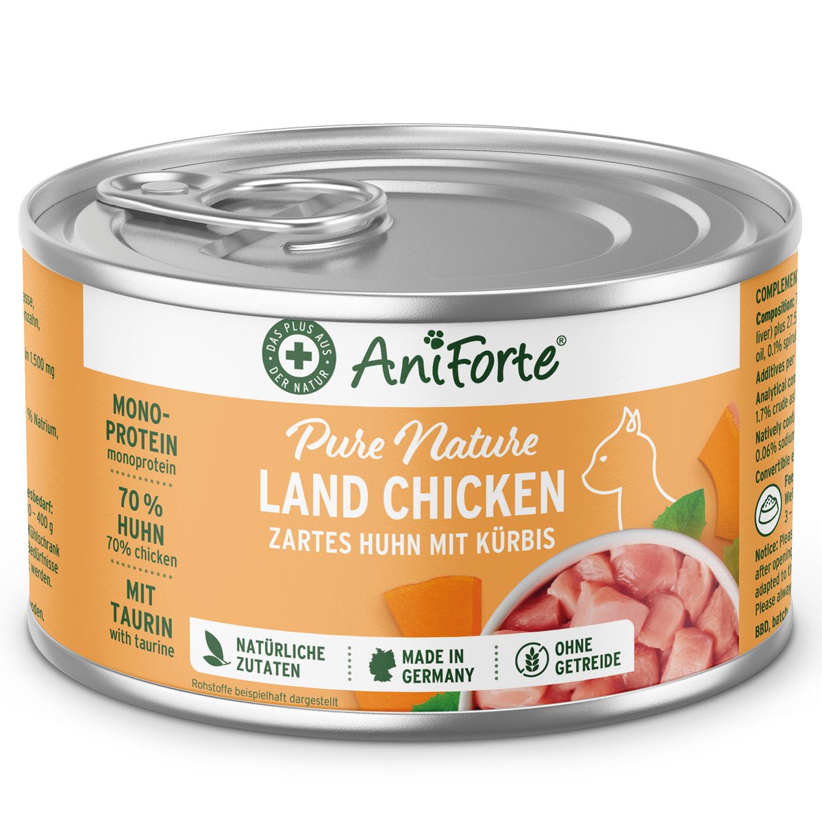 Nassfutter Land Chicken – Zartes Huhn mit Kürbis - AniForte