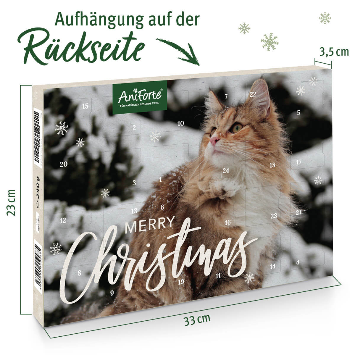 Adventskalender 2023 für Katzen - AniForte