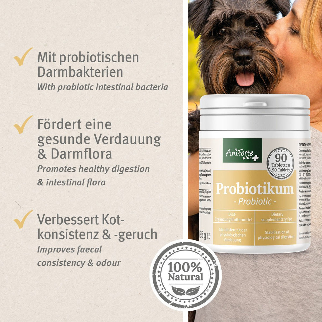 Probiotikum für Hunde zur Darmregulierung kaufen