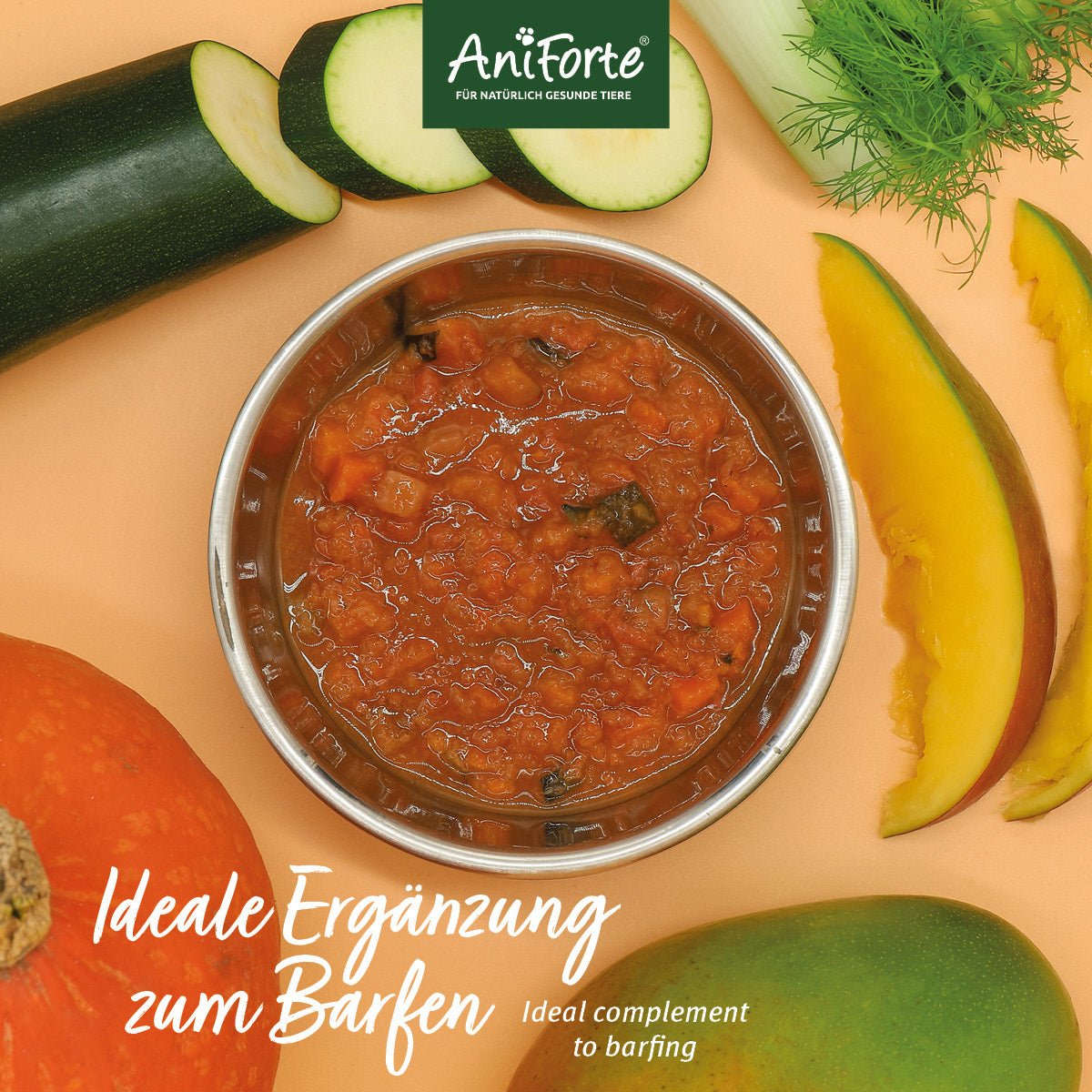 BARF-Line Bio Gemüse & Obst Mix – "Fenchel & Mango" - AniForte