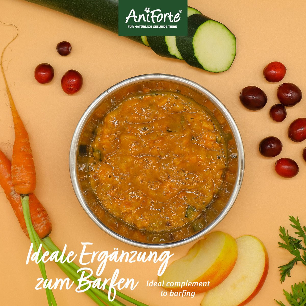 BARF-Line Bio Gemüse & Obst Mix – "Karotte & Cranberry" - AniForte