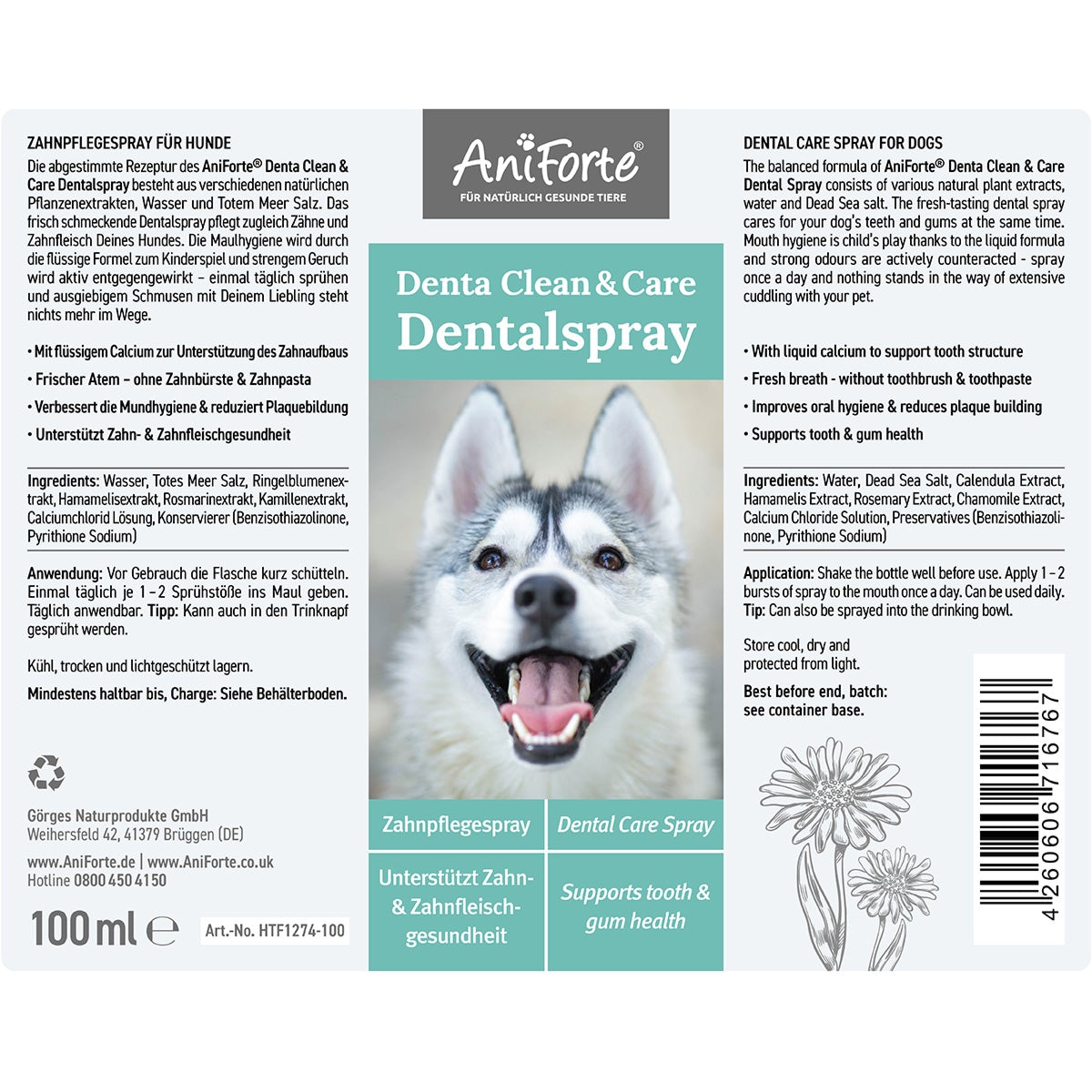 Denta Clean & Care Dentalspray - AniForte