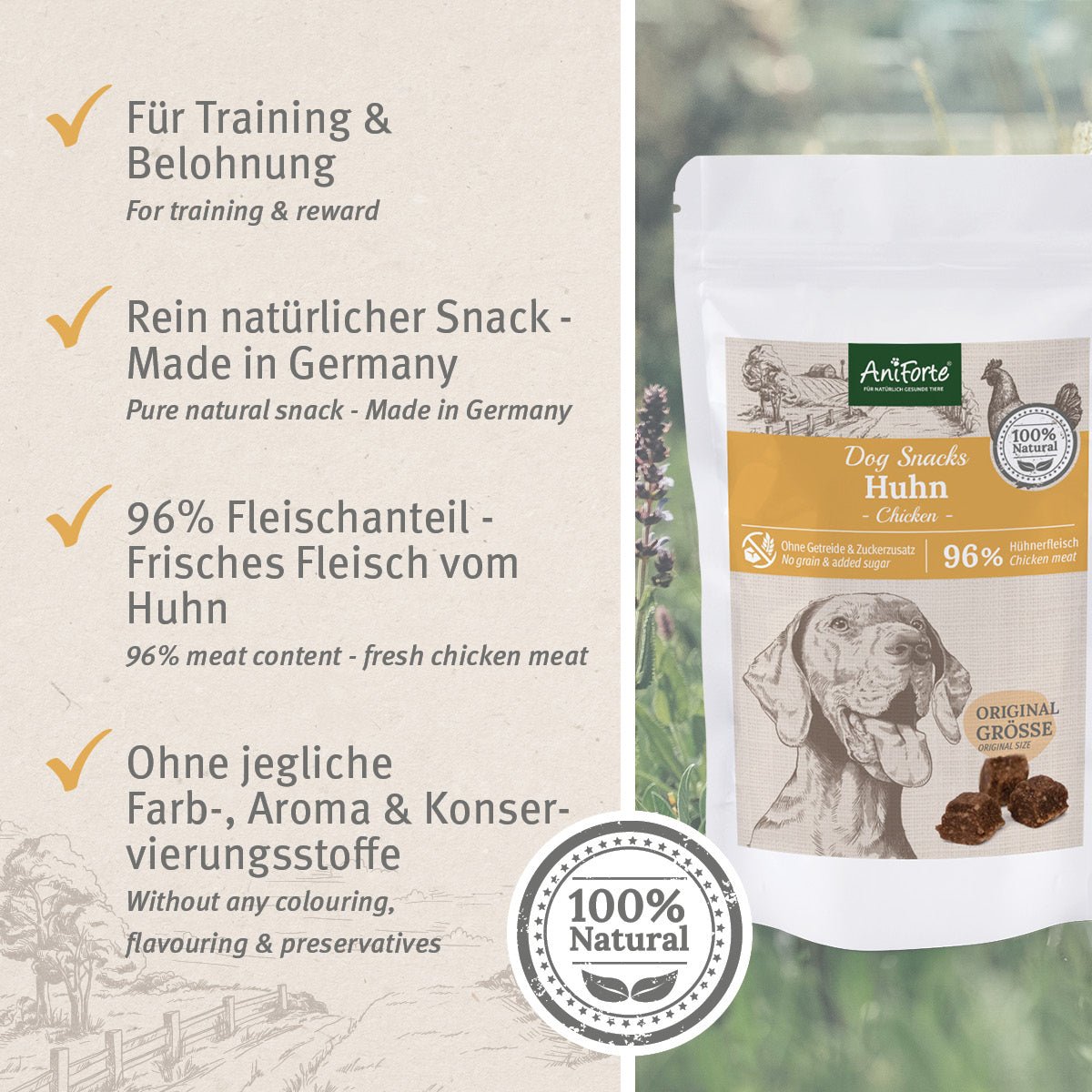 Dog Snacks Huhn - AniForte