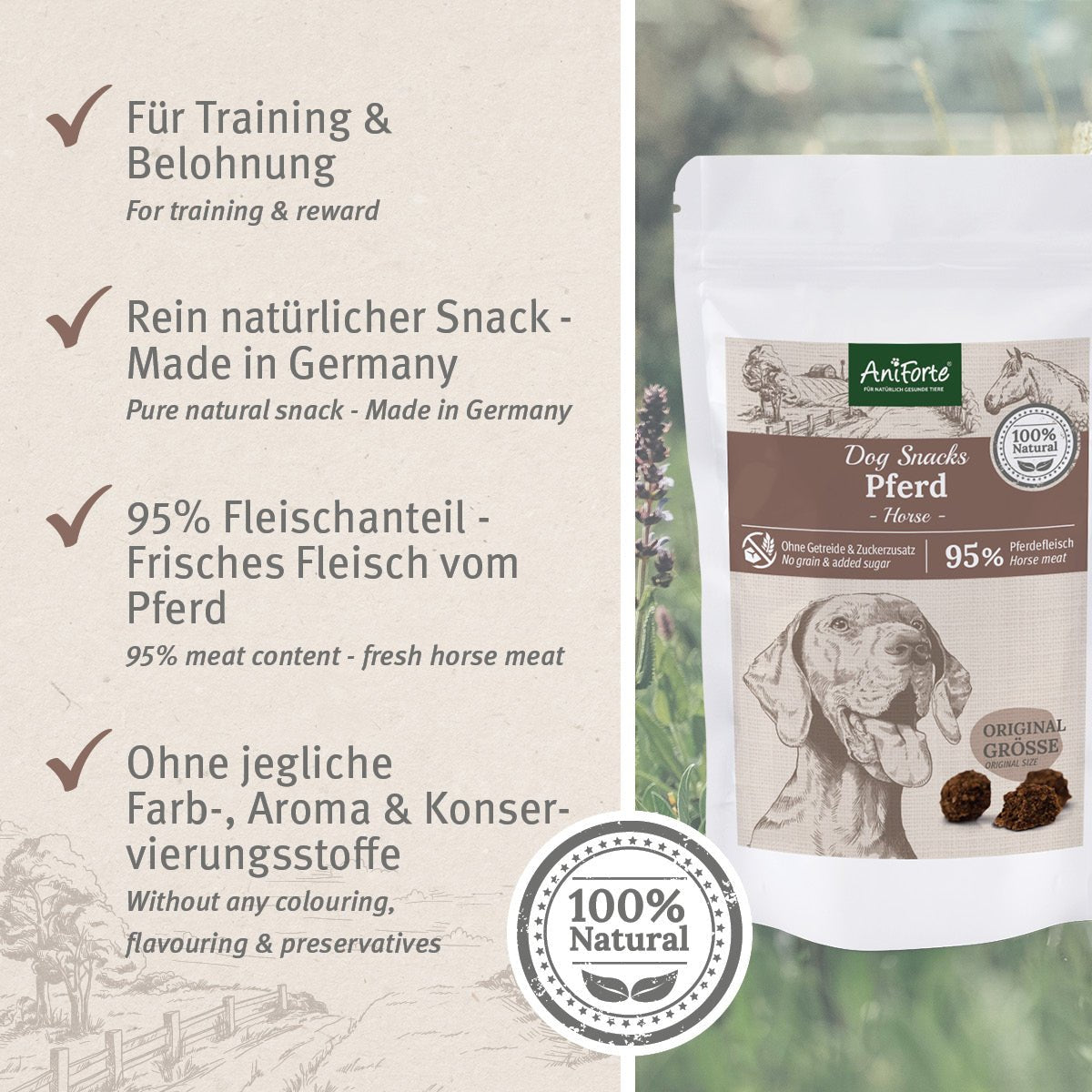 Dog Snacks Pferd - AniForte