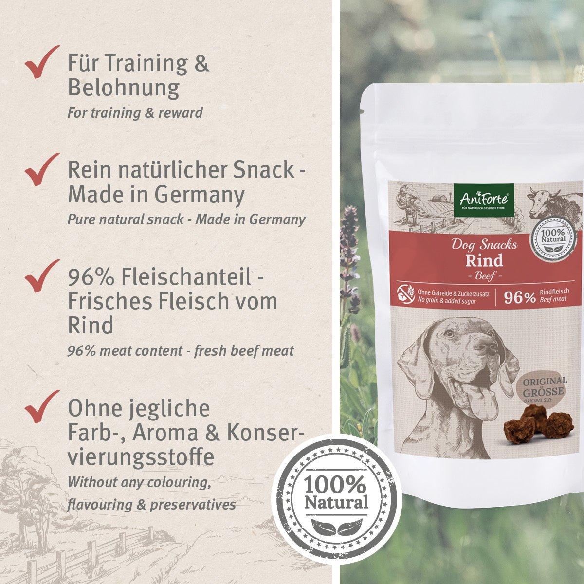 Dog Snacks Rind - AniForte