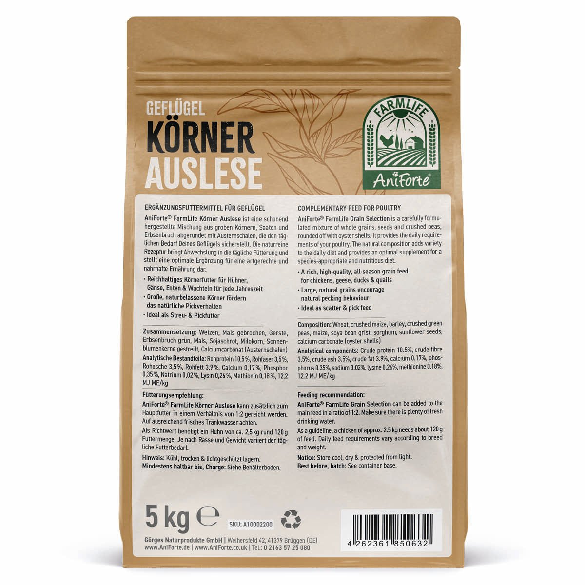 FarmLife Geflügel Körner Auslese - AniForte
