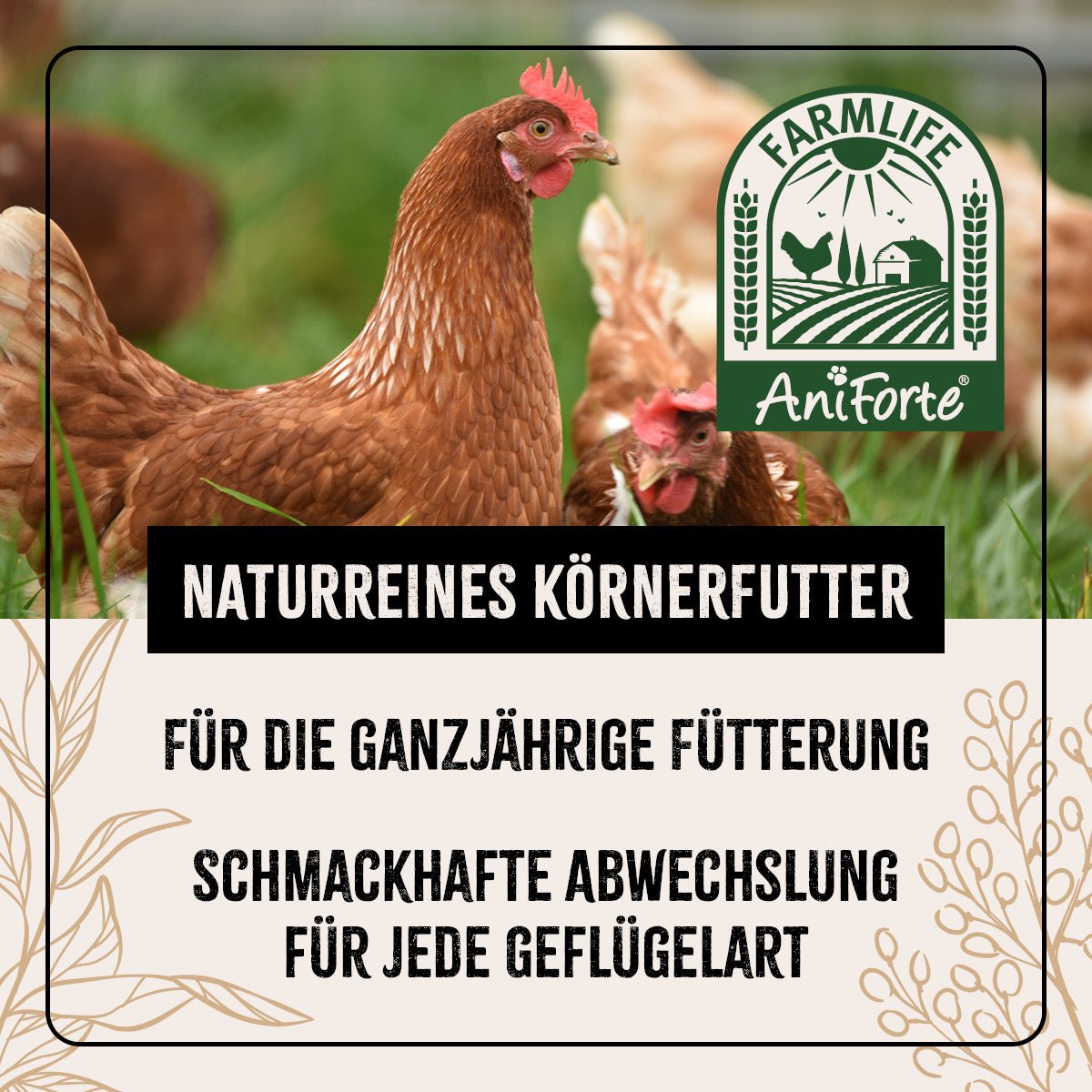 FarmLife Geflügel Körner Auslese - AniForte