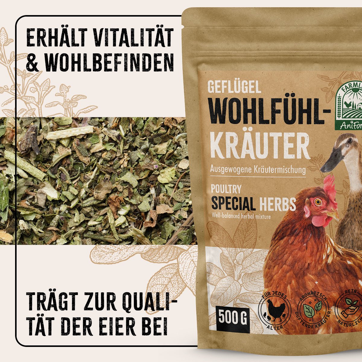 FarmLife Geflügel Wohlfühlkräuter - AniForte