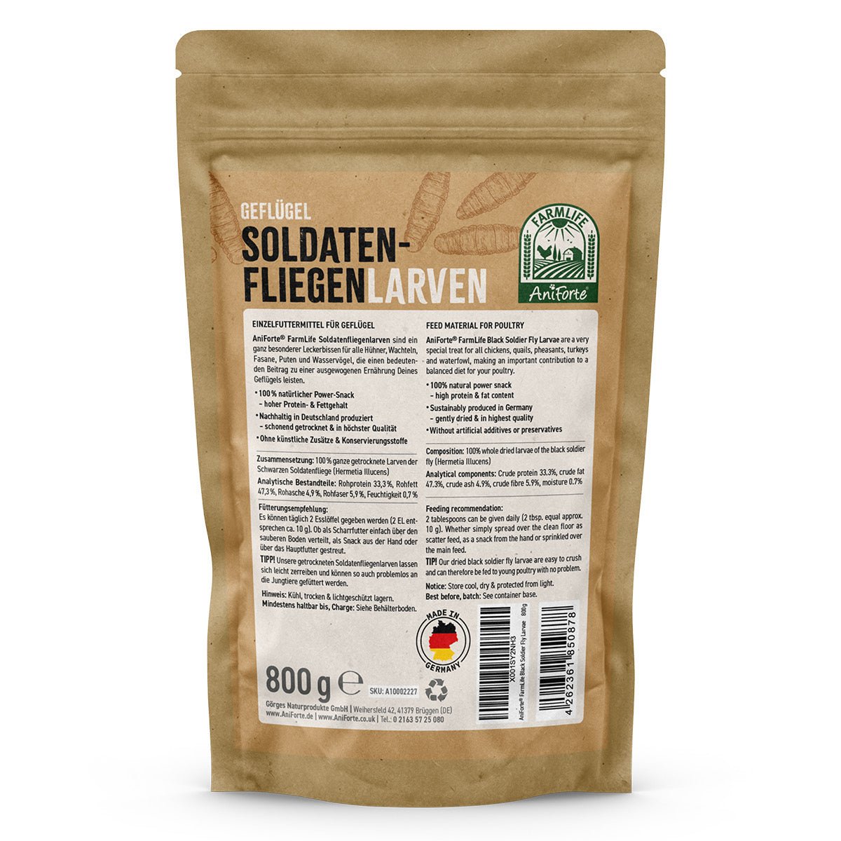 FarmLife Soldatenfliegenlarven - AniForte