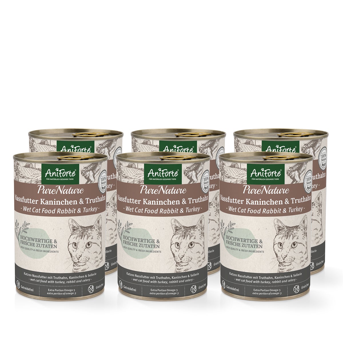 Nassfutter Kaninchen & Truthahn – ehemals WildRabbit - AniForte