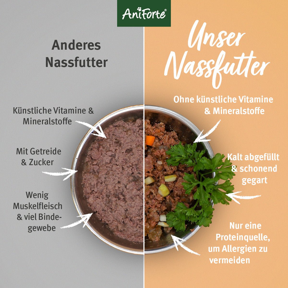 Nassfutter RanchHorse – "Pferd mit Süßkartoffeln & Äpfeln" - AniForte