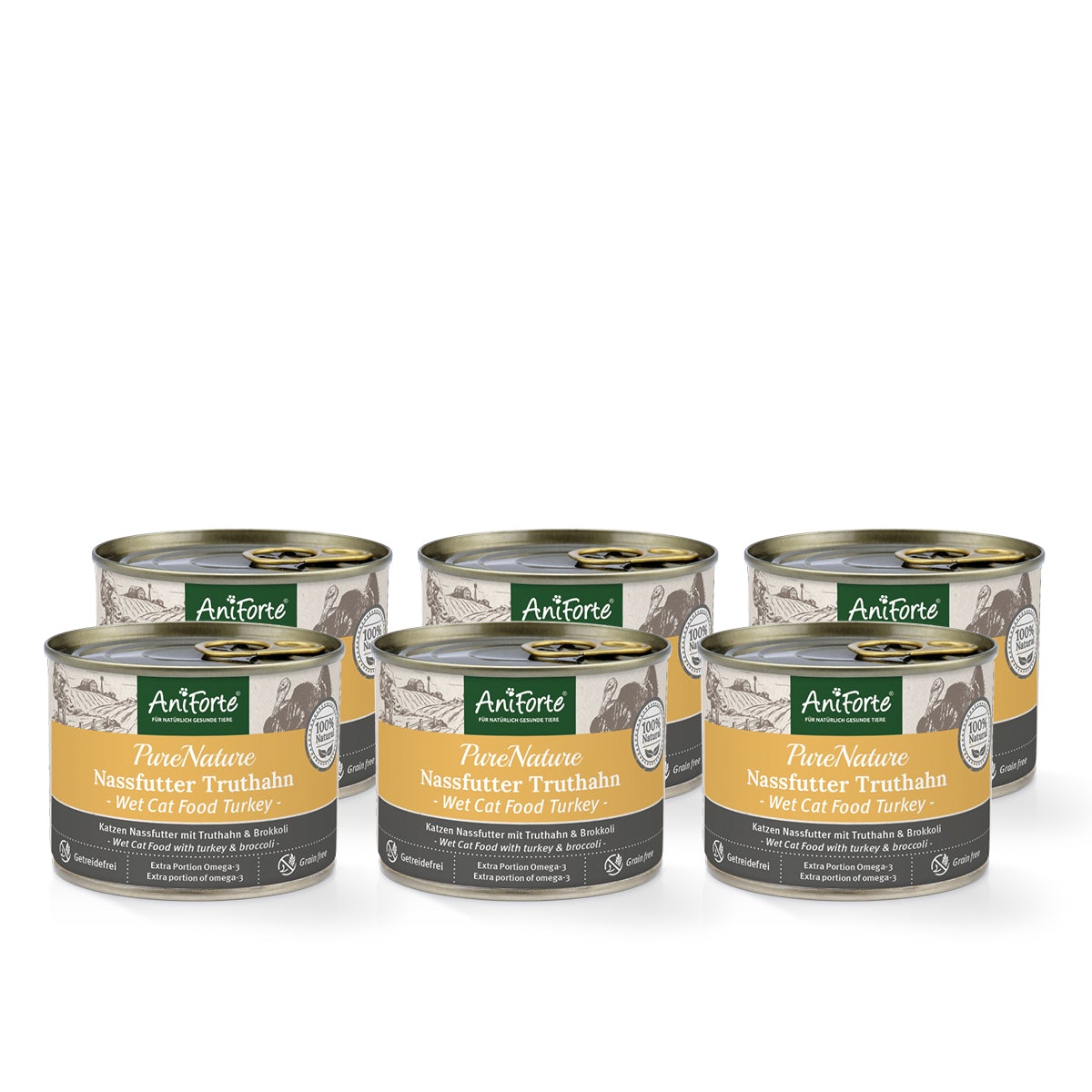 Nassfutter Truthahn – 6x200g Aktionspaket - AniForte