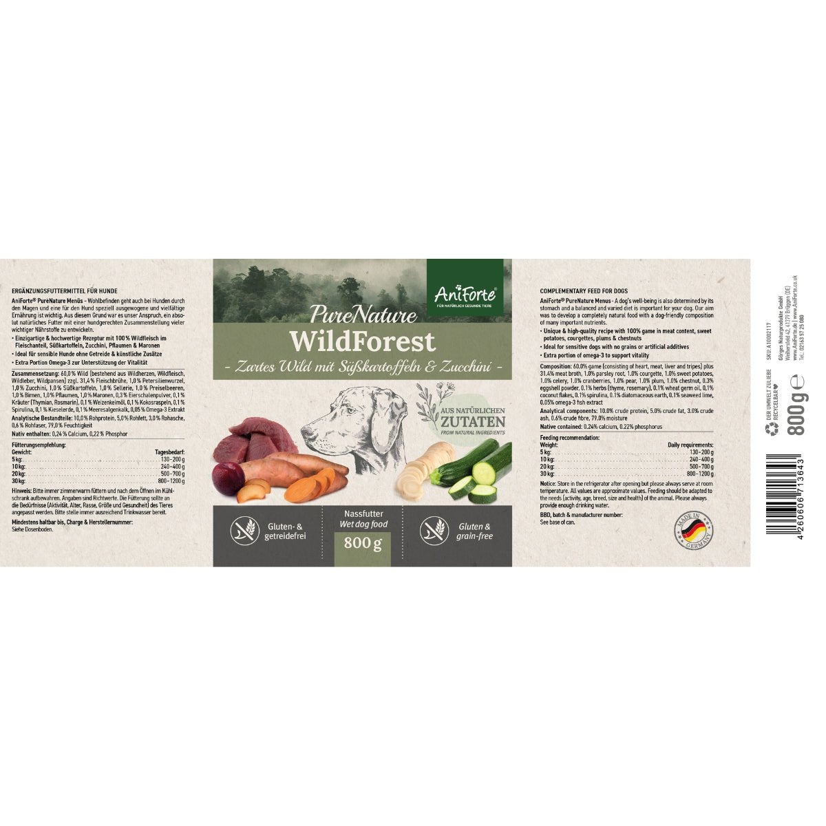 Nassfutter WildForest – 