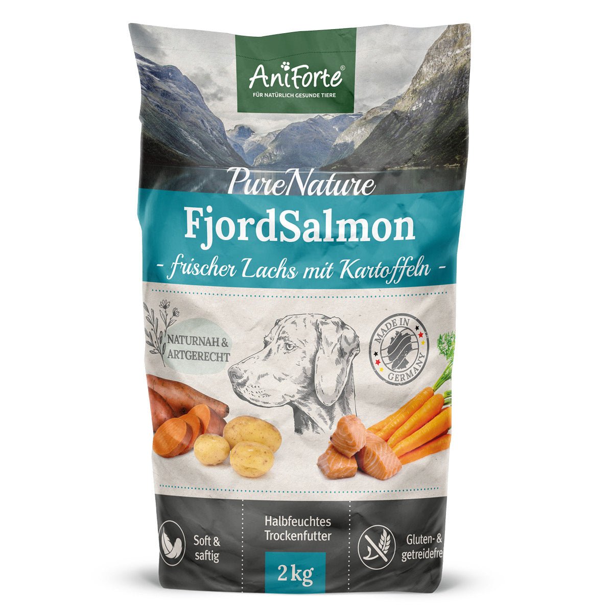 PureNature FjordSalmon – frischer Lachs mit Kartoffeln - AniForte