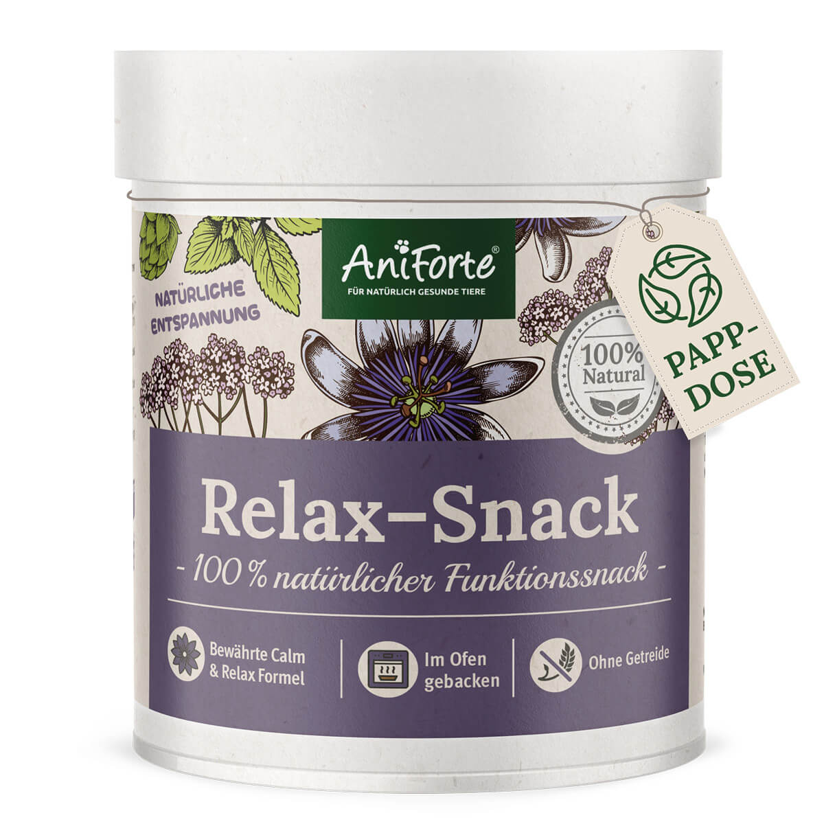 Relax-Snack für natürliche Entspannung in jegliche belastende Situationen für Hunde- AniForte