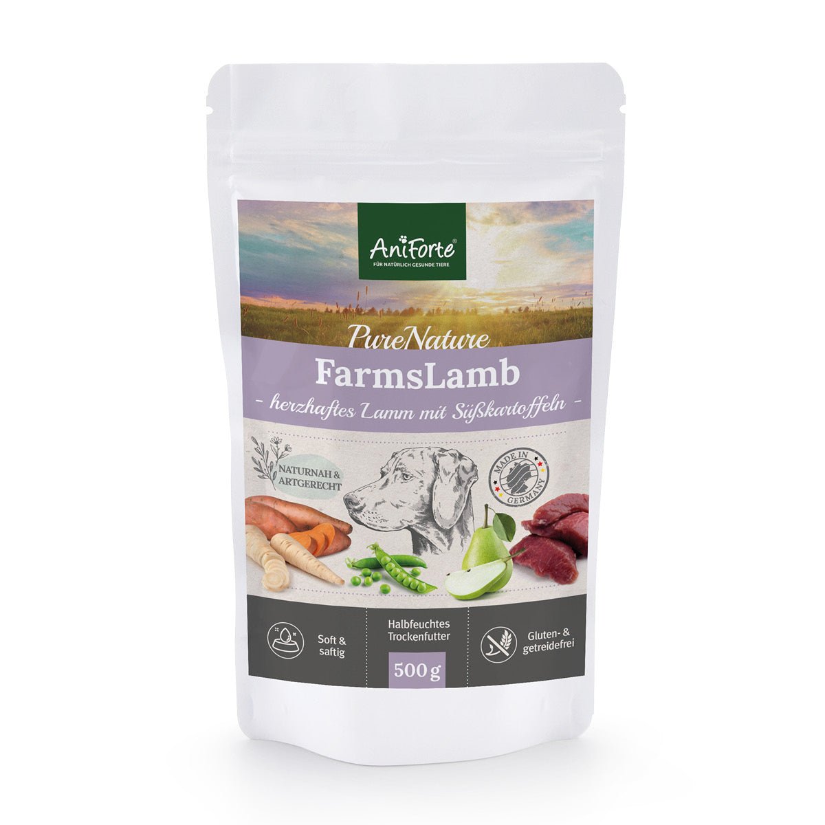 Trockenfutter FarmsLamb – herzhaftes Lamm mit Süsskartoffeln - AniForte