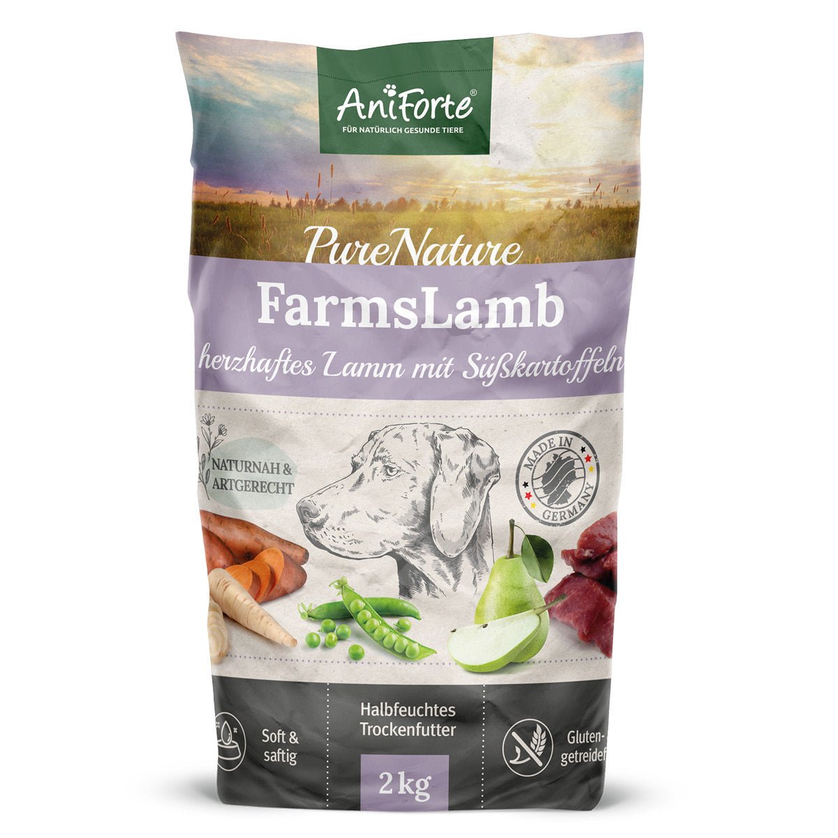 Trockenfutter FarmsLamb – herzhaftes Lamm mit Süsskartoffeln - AniForte