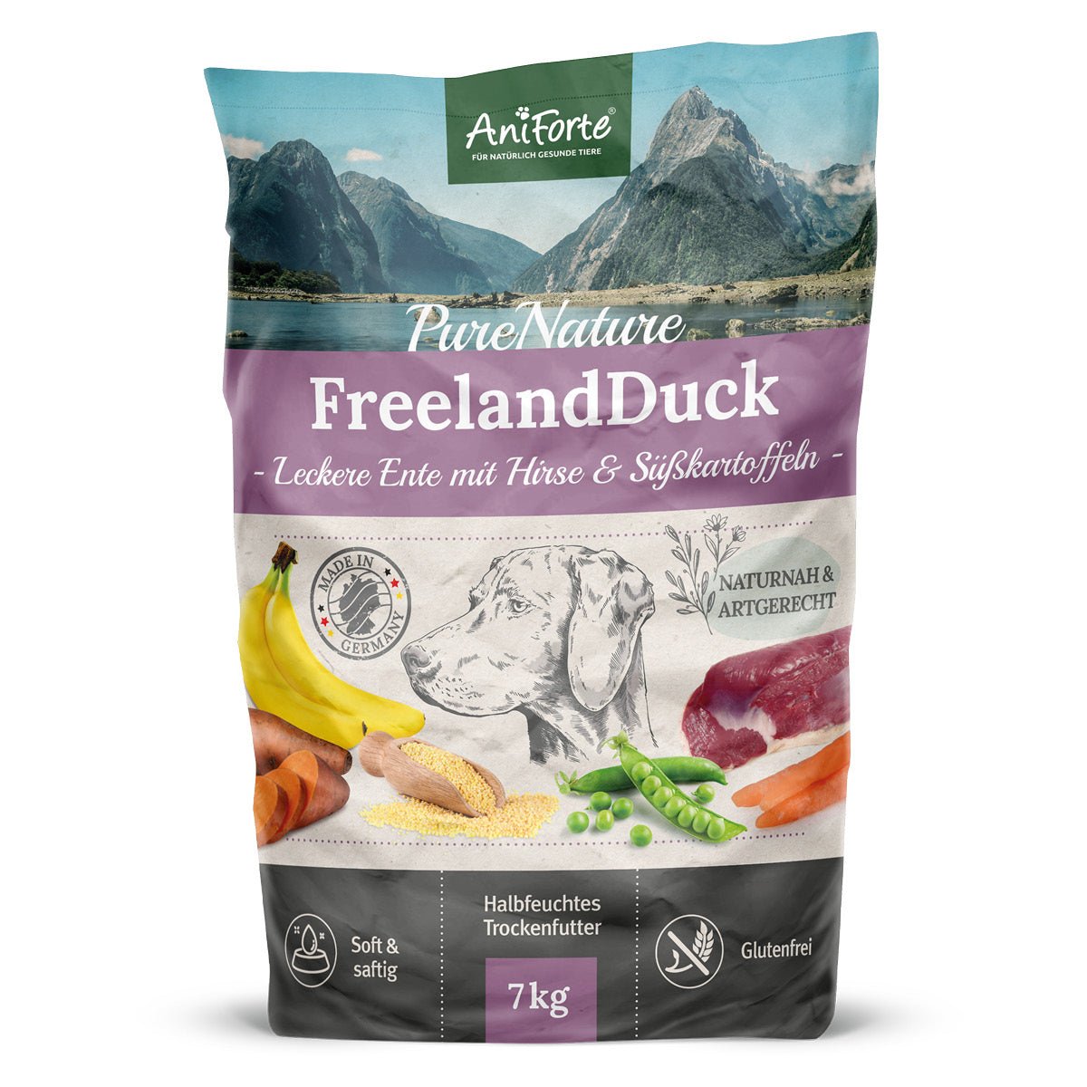 Trockenfutter FreelandDuck – Leckere Ente mit Hirse - AniForte